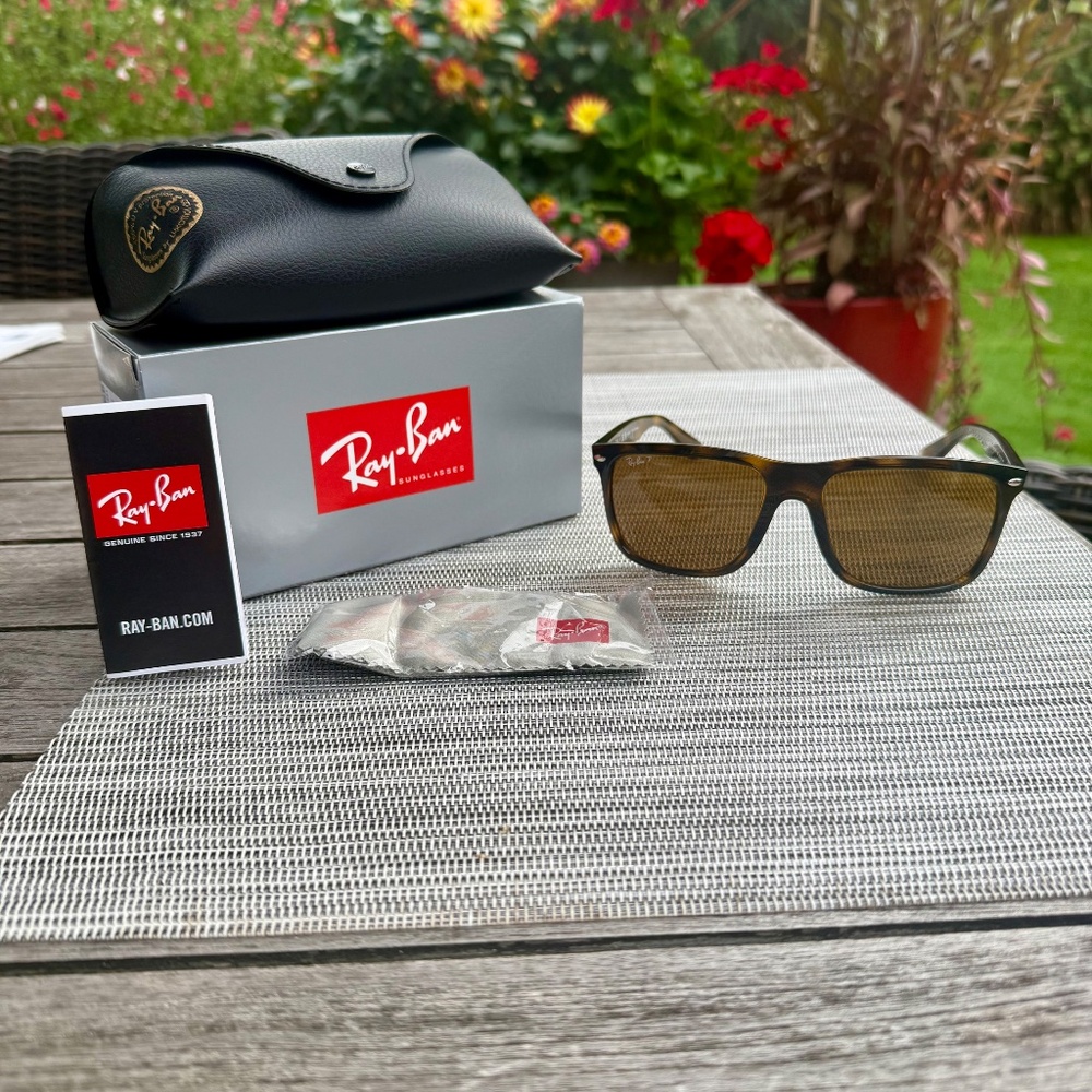 NWT - RayBan Boyfriend Two Polarized Sunglasses